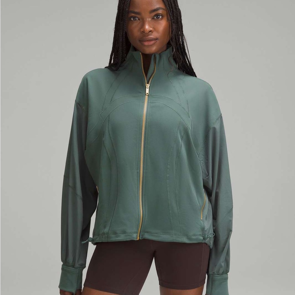 Green Zip-Up Jacket